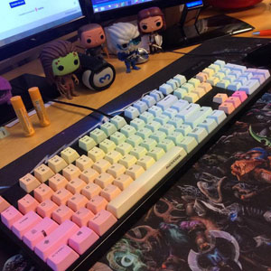 Rainbow keyboard